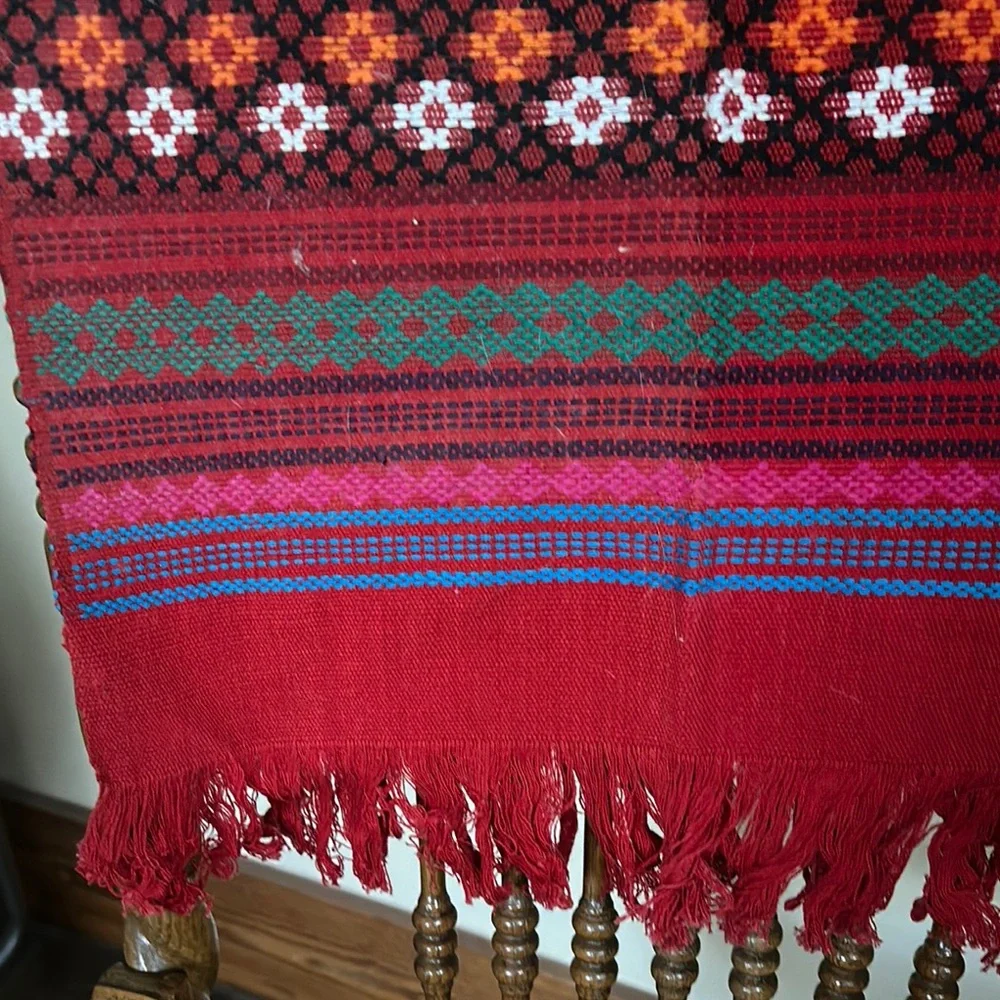 Colorful Geometric Patterned Textile - Picture 2 of 2
